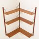 Poul Cadovius corner shelving unit for Cado, 1960s