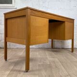 Vintage scandinavian oak office, 60s