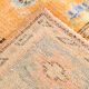 6x9 orange madallion oushak rug, 288x194cm