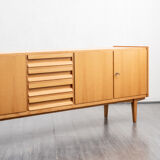 Enfilade années 60, cerisier, restauré, 250cm