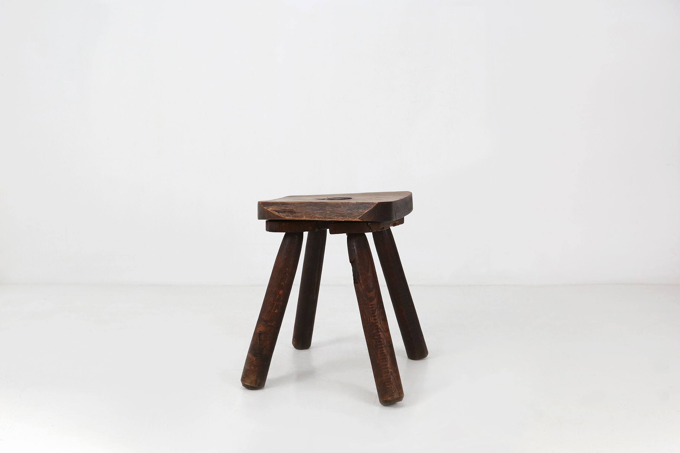Rustic wooden stool ca.1900