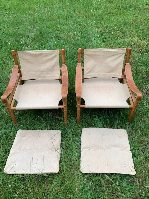 pair of Sirocco armchairs by Arne Norell - Sweden, 1960s
