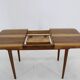 1940s Extendable Dining Table in Walnut, Czechoslovakia