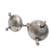 Eclectic silver salt and pepper holder, Germany, 1890s