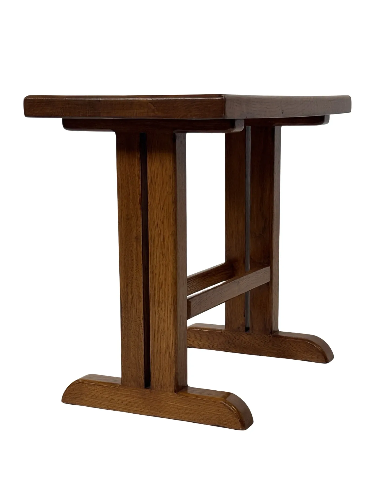 Vintage side table, Shaker-style, compact design, solid wood