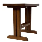 Vintage side table, Shaker-style, compact design, solid wood