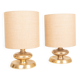 Pair of C-363 Lamps 24K Gold Edition by Luci Italia, 1970