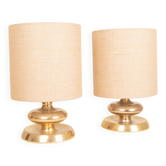 Pair of C-363 Lamps 24K Gold Edition by Luci Italia, 1970