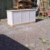 Grey painted fir counter