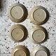 6 deep plates in stoneware