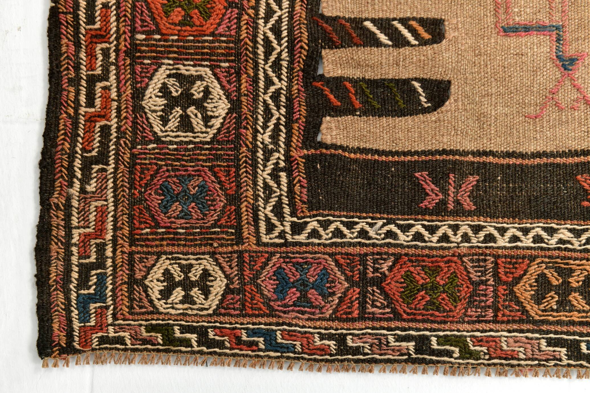 3x6 Mid Century Modern Kilim Rug, 99x197Cm