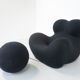 Fauteuil et ottoman "Big Mama" par Gaetano Pesce pour B&B Italia