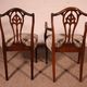 set of 6 chairs and two armchairs in mahogany from the 19th century