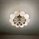 1 of 2 Brass Sputnik Flush Lamps by Kaiser Leuchten