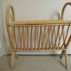 vintage rattan magazine rack