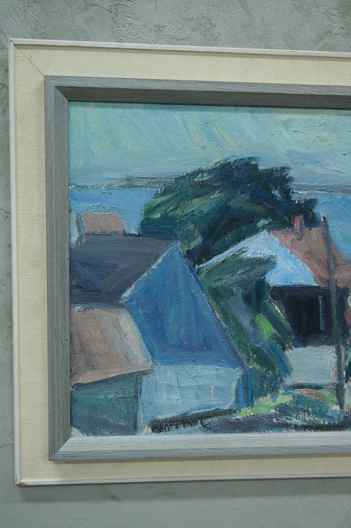 Carl Berndtsson, Swedish Modern Painting, 1960s, Oil on Canvas, Framed