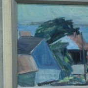 Carl Berndtsson, Swedish Modern Painting, 1960s, Oil on Canvas, Framed