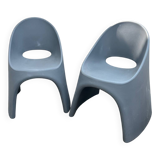 Pair of Slide armchairs from the 80s