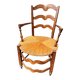 Antique Provençal armchair 18th-19th century regional furniture