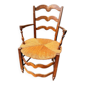Antique Provençal armchair 18th-19th century regional furniture