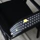 Chair vintage yellow triangles