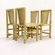 Bamboo dining chairs in tropicalist style 1970
