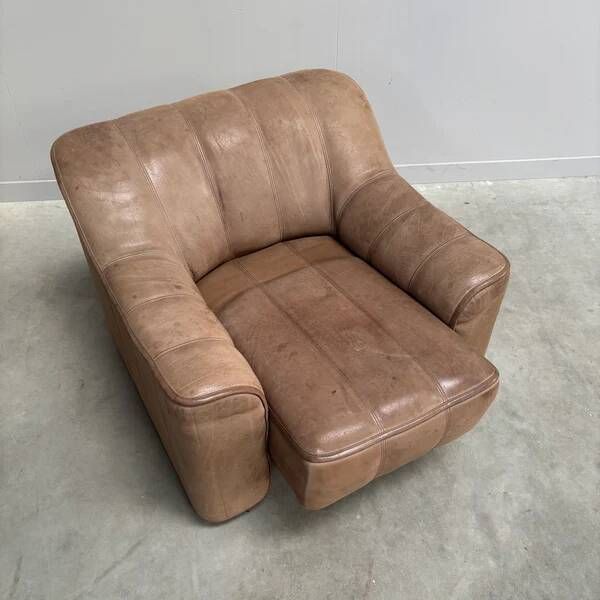 Fauteuil DS44 de De Sede, design suisse des années 1970