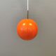 Orange ball lamp, Danish design and estimated from the 80