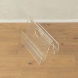 1960s magazine rack, acrylic