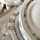 Art Deco porcelain dessert plates and platter