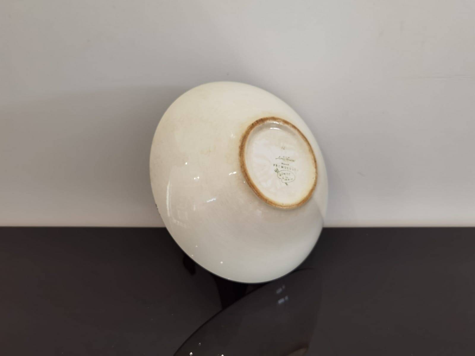 Sarreguemines promocolor France vintage hollow dish