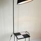 Metal and ceramic floor lamp from the 1950s.