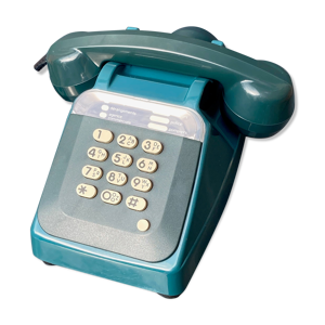 Téléphone vintage 1987  bleu