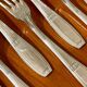Ercuis, dessert cutlery, fruit and cheese, 36 art deco pieces