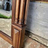 Rectangular mirror, wooden trumeau 120x139