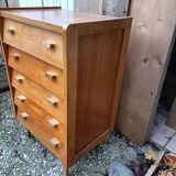 Vintage chiffonier with compass feet