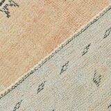 5x9 Soft Orange Handwoven Vintage Persian Rug, 157x263 Cm