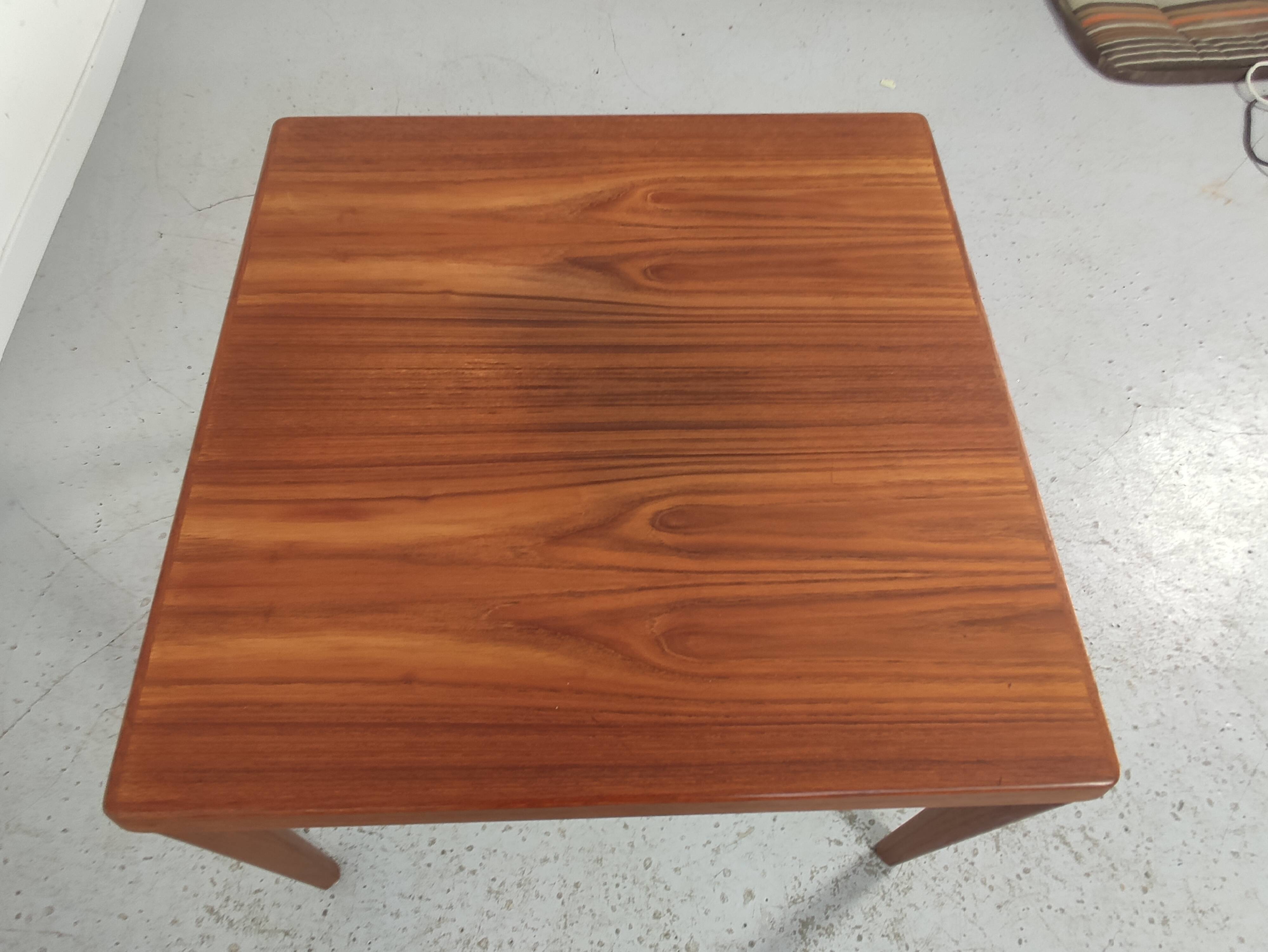 Teak coffee table by Vejle Stole Denmark 1960s