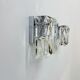 Pair of crystal sconces by Kinkeldey, Germany, 1970s