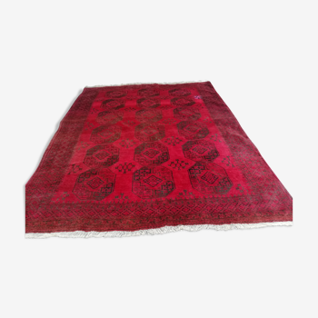 Oriental cashmere rug, handmade 20th cty