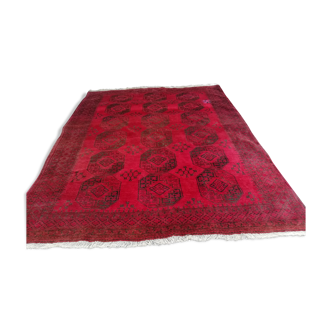 Oriental cashmere rug, handmade 20th cty