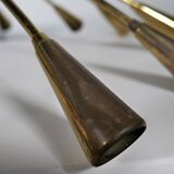 Gold Sputnik Spider 1950s 1960s Ceiling Lamp