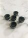 Lot 5 petits bougeoirs céramique vintage
