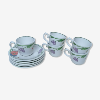 Set de 5 tasses à café Villeroy et Boch Amapola