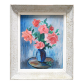 Tableau ancien peinture signée H. Fontanel