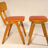 Chair and stool "Centa", 60s
