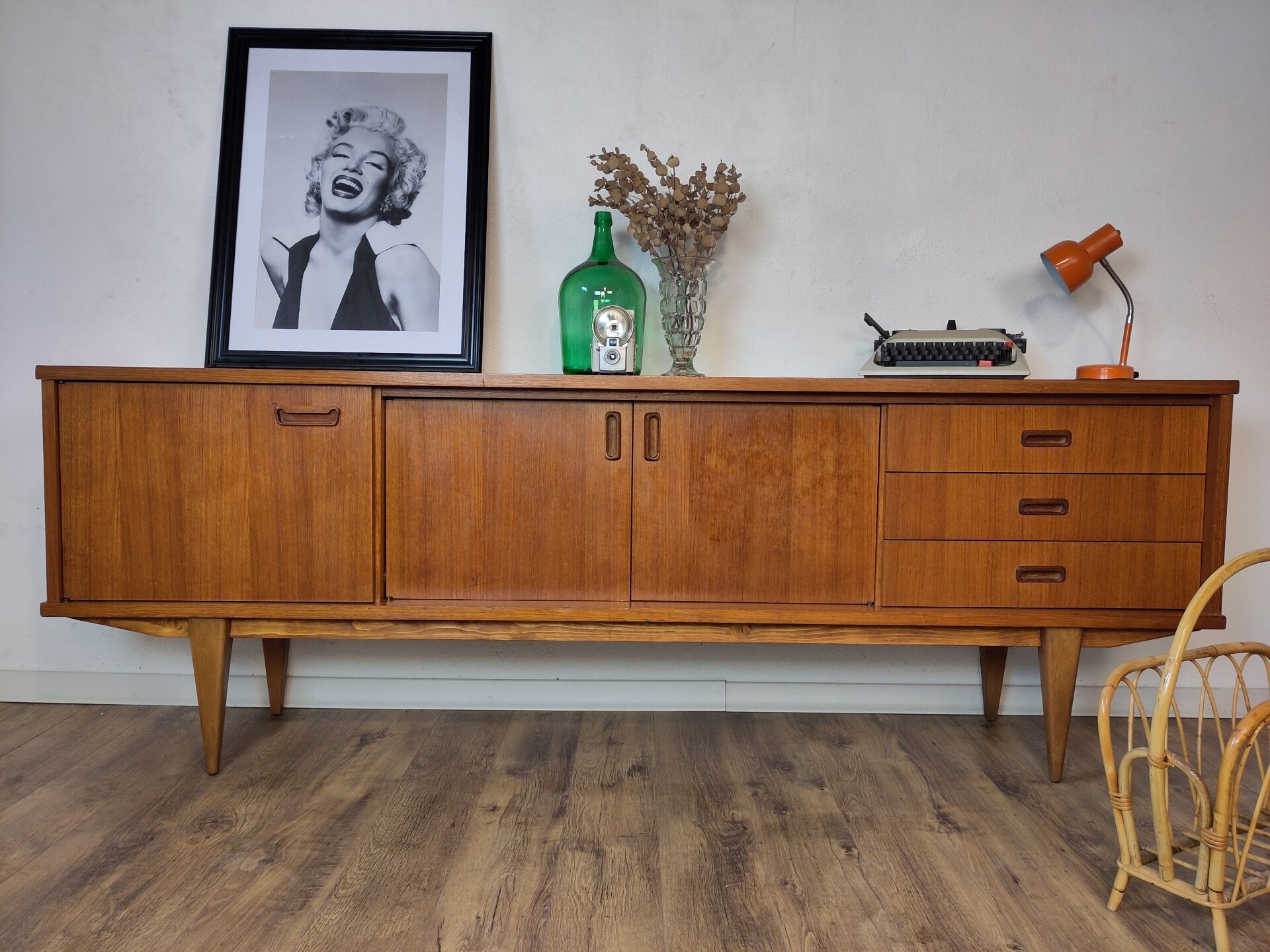Scandinavian teak sideboard