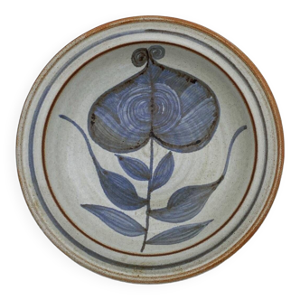 Enameled dish - Jacques POUCHAIN