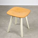 Vintage Plywood Cross-joint Stool by Niko Kralj, 1954