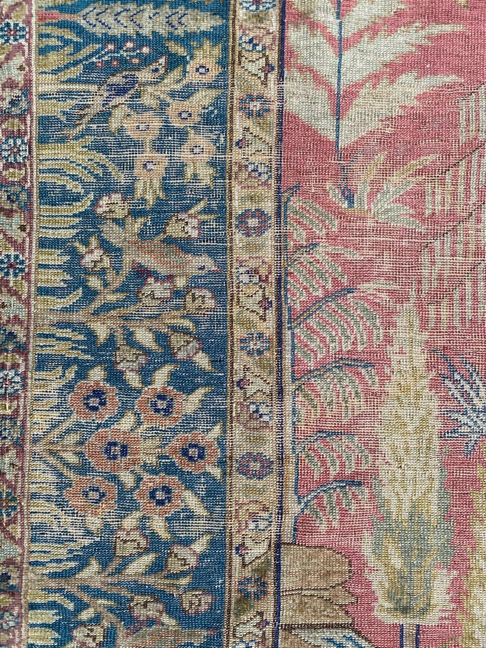 Old Turkish carpet Cesareh handmade 114x176 cm